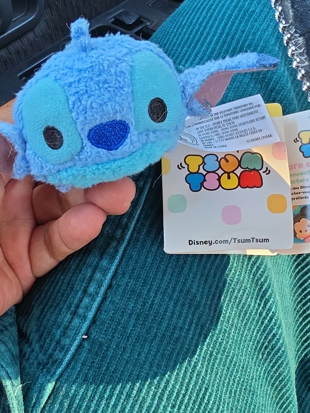 Disney Tsum Tsum Light Blue & Blue Stitch Plush